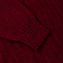 SHETLAND SWEATER - BURGUNDY