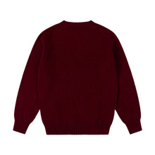 SHETLAND SWEATER - BURGUNDY