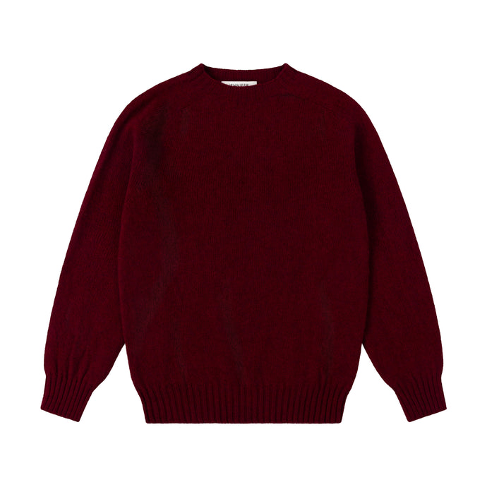 SHETLAND SWEATER - BURGUNDY