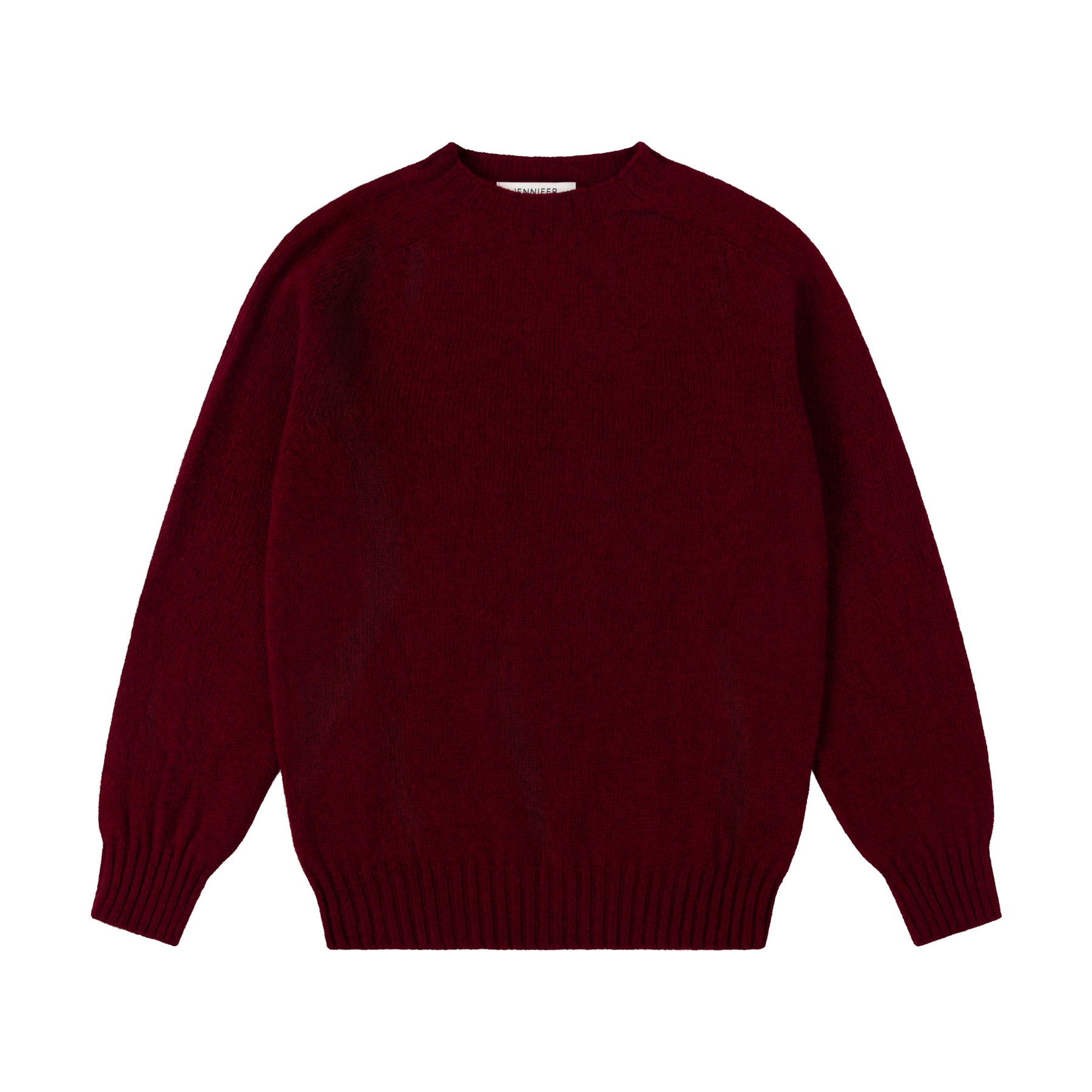SHETLAND SWEATER - BURGUNDY
