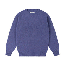 VIOLET PURPLE SHETLAND CREW NECK SWEATER