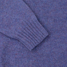 VIOLET PURPLE SHETLAND CREW NECK SWEATER