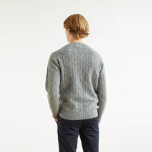 CABLE SWEATER - GREY