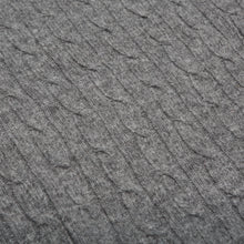 CABLE SWEATER - GREY