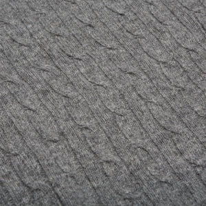 CABLE SWEATER - GREY