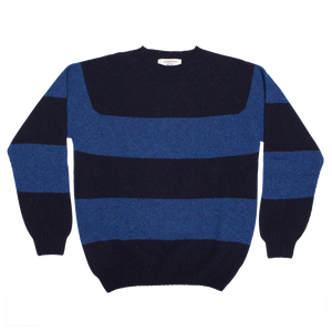 STRIPE SWEATER - BLUE