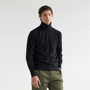 ROLL NECK - CHARCOAL
