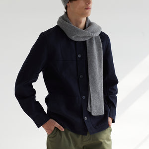 RIB SCARF - GREY