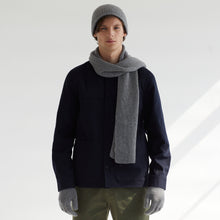RIB SCARF - GREY