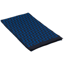 STEP SCARF - BLUE
