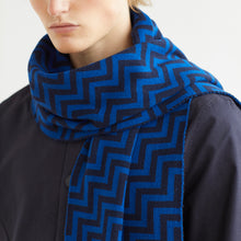 STEP SCARF - BLUE